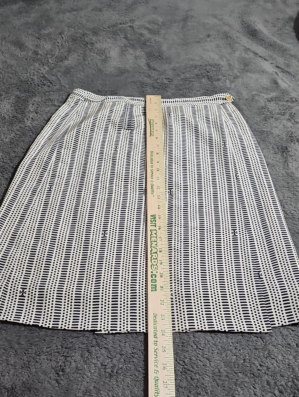 Tory Burch Printed Lined Silk Wrap Skirt Size 6 - Picture 3 of 10